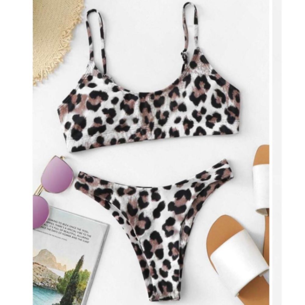 Cheetah bikini set
